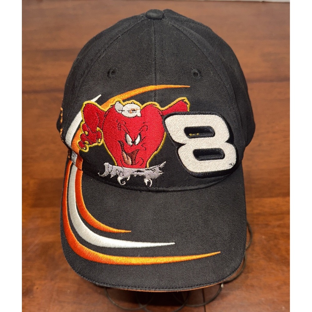 Dale Jr. Nascar Hat Gossamer #8 Winners Circle adjustable Back Cap Black